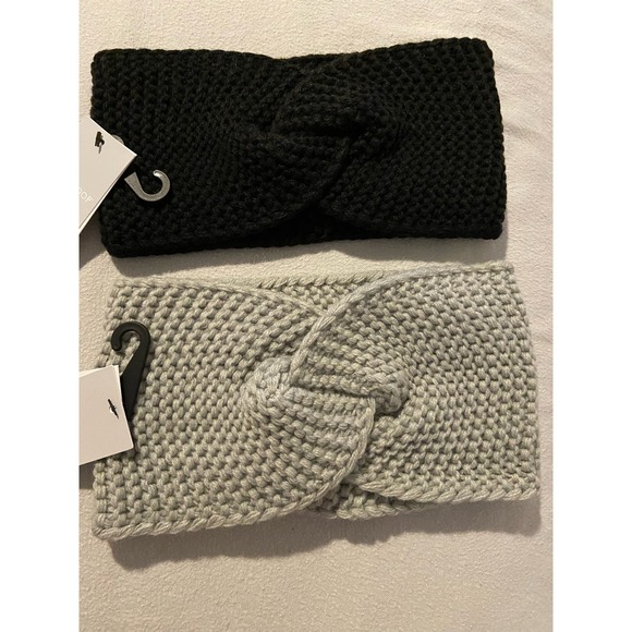 West Loop Women’s Gray Knit Criss Cross Headband * NWT H157 - Picture 1 of 3